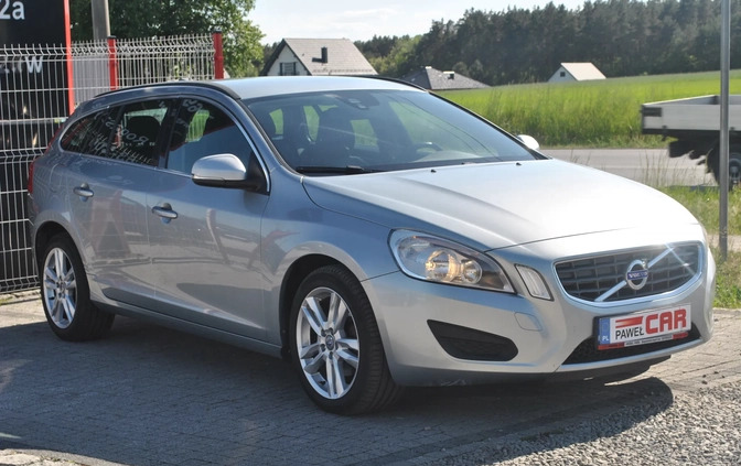 Volvo V60 cena 33500 przebieg: 163492, rok produkcji 2013 z Sulmierzyce małe 232